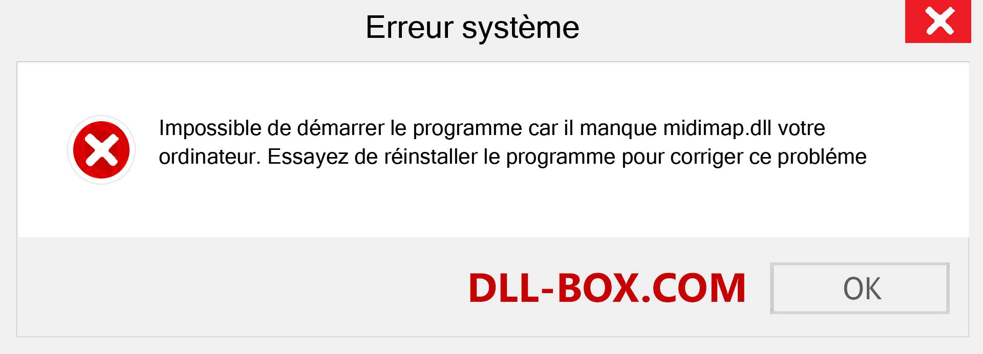 Le fichier midimap.dll est manquant ?. Télécharger pour Windows 7, 8, 10 - Correction de l'erreur manquante midimap dll sur Windows, photos, images